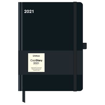 Agenda TeNeues Cool Diary 16 x 22 cm Noir