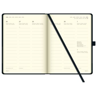 Agenda TeNeues Cool Diary 16 x 22 cm Noir