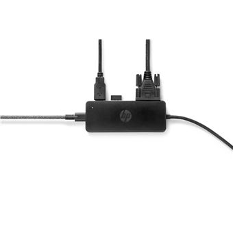 HP USB-C Travel Hub G2 - Station d'accueil - USB-C - VGA, HDMI - Europe - pour OMEN by HP Laptop 16; Victus by HP Laptop 15, 16; EliteBook 830 G6; Fortis 11 G9