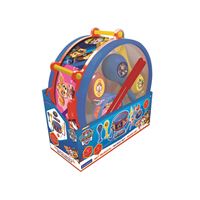 Coffret Instrument De Musique 5 En 1 Enfant – Tambourin, Guitare, Harmonica, Trompette Et Clap-clap – Dès 3 Ans – Bois