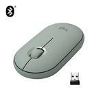 Souris silencieuse sans fil Bluetooth Logitech Pebble M350 Vert eucalyptus