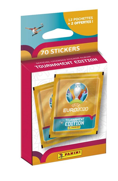 Blister de 14 pochettes Panini Foot Stickers UEFA EURO 2020