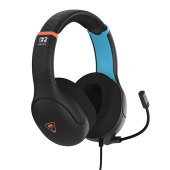 Casque Gaming filaire Turtle Beach® Airlite™ Fit Noir Charbon pour Nintendo Switch™ 2 Nintendo Switch™ Nintendo Switch™ Lite et Nintendo Switch™ Modèle OLED