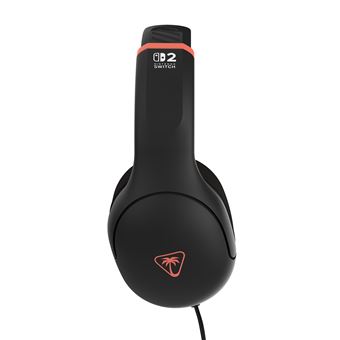 Casque Gaming filaire Turtle Beach® Airlite™ Fit Noir Charbon pour Nintendo Switch™ 2 Nintendo Switch™ Nintendo Switch™ Lite et Nintendo Switch™ Modèle OLED