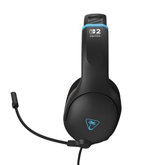 Casque Gaming filaire Turtle Beach® Airlite™ Fit Noir Charbon pour Nintendo Switch™ 2 Nintendo Switch™ Nintendo Switch™ Lite et Nintendo Switch™ Modèle OLED