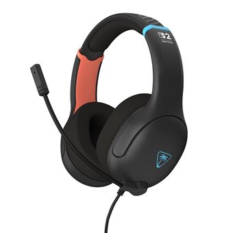 Casque Gaming filaire Turtle Beach® Airlite™ Fit Noir Charbon pour Nintendo Switch™ 2 Nintendo Switch™ Nintendo Switch™ Lite et Nintendo Switch™ Modèle OLED