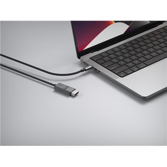 Câble vidéo LinQ Display Port(M) vers USB-C(M) 2 m Noir