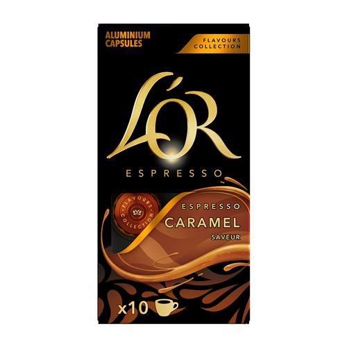 L''OR ESPRESSO FLAVOURS CARAMEL X10 52GR