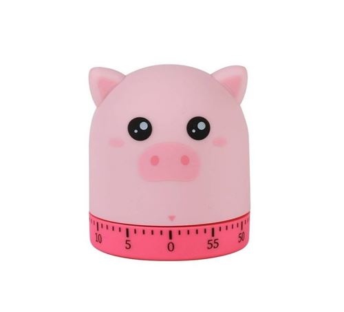 Minuteur Itotal Cochon Rose