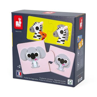 Puzzle Janod Motricité Fine et Concentration 36 pièces - 1