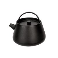 Théière En Fonte Cosy & Trendy Charlie 0,71 L - Noire, Compatible Induction - Filtre Inox, Poignée Rabattable - Style Japonais - 8