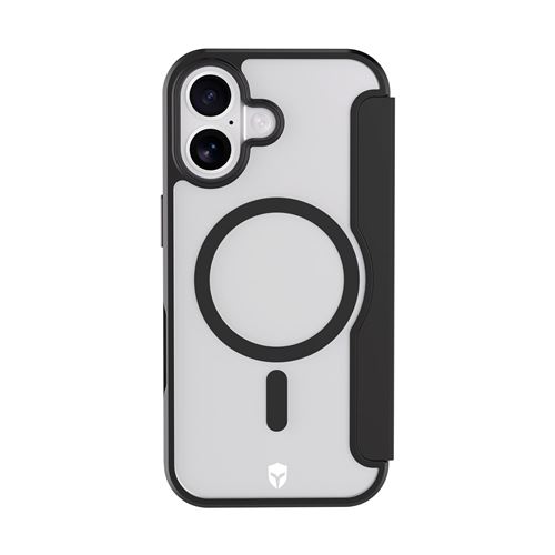 Etui Folio Forcecase MagSafe GRS Noir pour iPhone 17