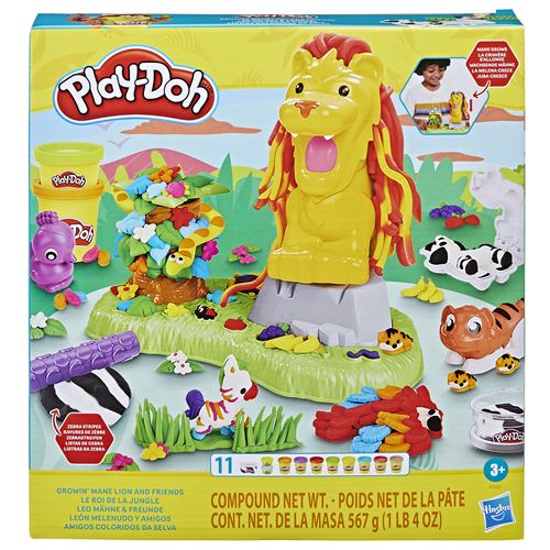 Coffret Le Roi de la Jungle Play-Doh F72215L0play doh – Thème Animaux avec 11 Pots
