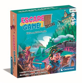 Jeu de cartes Clementoni Escape Game Deluxe Edition Speciale Famille