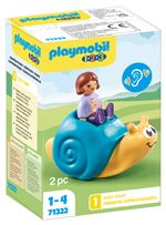 Playmobil 1.2.3 71322 Enfant avec escargot à bascule 1.2.3