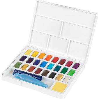 Boîte de 24 Aquarelles en godets Faber-Castell Creative Studio