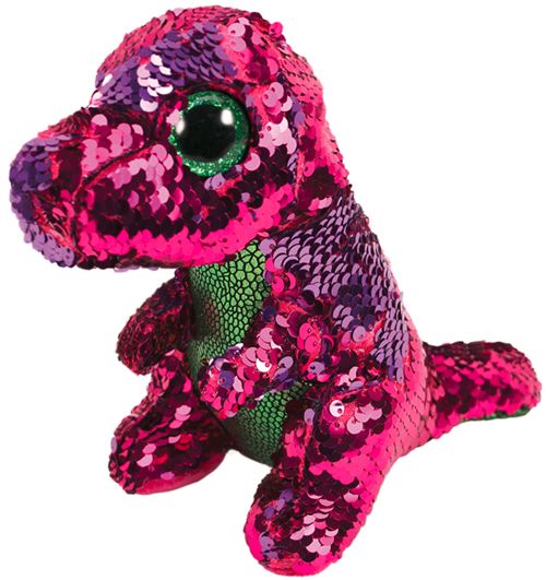 Peluche Ty Flippables Medium Stompy Le Dinosaure Peluche Autre Achat Prix Fnac