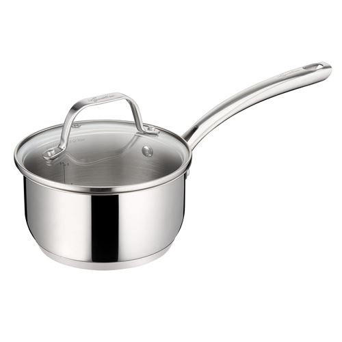 Casserole Lagostina Evelia 20 cm Inox avec couvercle en verre
