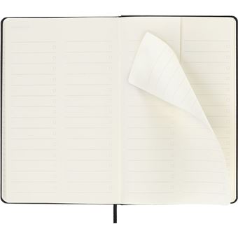 Agenda scolaire Moleskine 2022 2023 Semainier Pro Vertical grand format Rigide Noir
