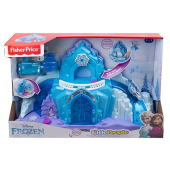 Château Fisher Price La Reine Des Neiges Le Palais Delsa Avec 2 Figurines