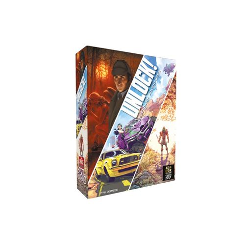 Boite de Jeu d'escape game Asmodee Unlock Legendary Adventures