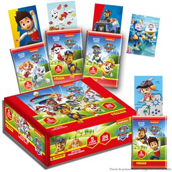 Jeu de cartes Panini La Pat'patrouille TC boite 24 pochettes