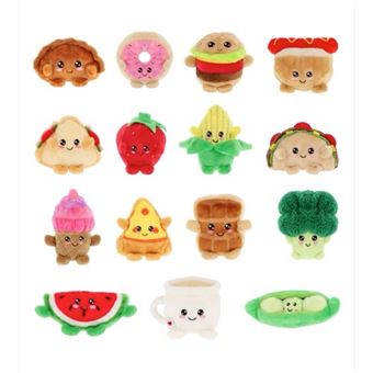 Assortiment peluches Food 8cm