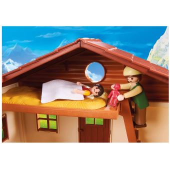 Playmobil Heidi 70253 Heidi avec grand père et chalet