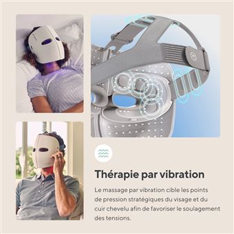 Masque facial LED Therabody TheraFace Blanc