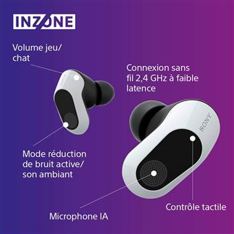 Ecouteurs sans fil Gaming Sony INZONE BUDS WF-G700NW à réduction