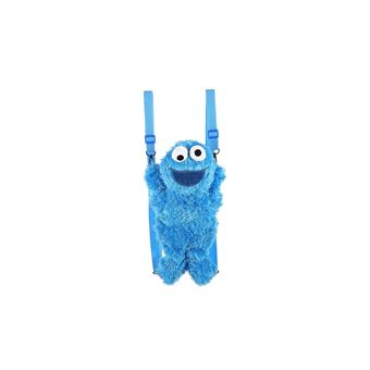 Sac à dos en peluche Miniso Sesame Street Cookie Monster Bleu