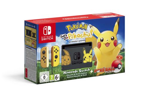 Console Nintendo Switch Pokemon Let's Go Pikachu ! Editi