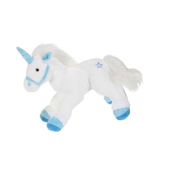 Peluche licorne féerique Bleu Turquoise Gipsy 42 cm Peluche