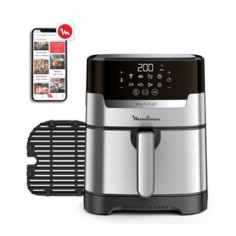 Moulinex Easy Fry Digital, Friteuse sans huile, 6 personnes, 8 Menus préprogrammés, EZ401D10 - Electroménager