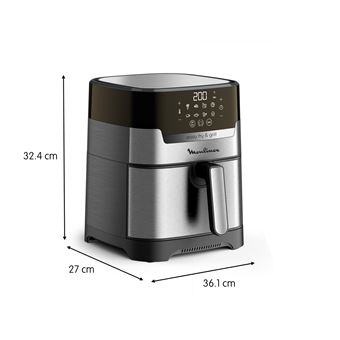 Moulinex Easy Fry & Grill, Inox, Air fryer, 4,6L , 6 personnes, Digital, EZ505D10 - Electroménager