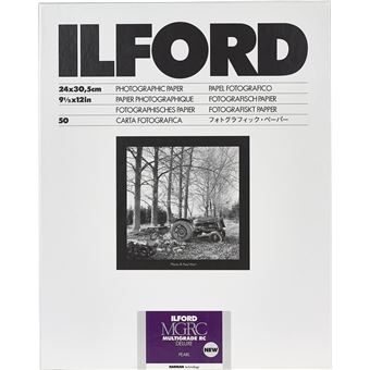 Ilford Multigrade papier 44M Parelmoer 24x30,5cm 50 vellen - 1