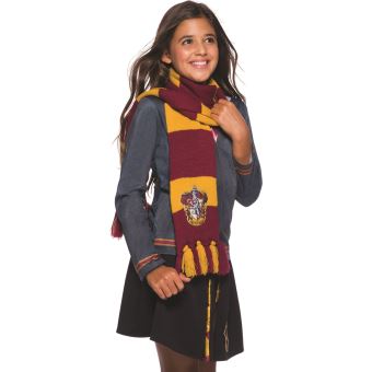 écharpe tricot blason gryffondor 2mx13cm - Coloris : JauneH-39033