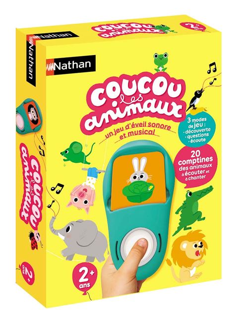 Jeu éducatif Nathan Coucou Les animaux - Nathan