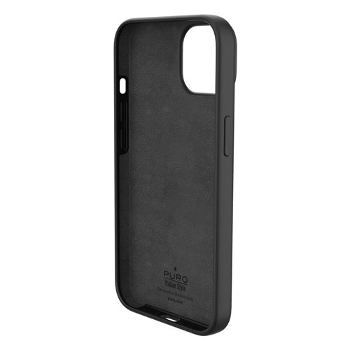Coque silicon Puro Icon pour iPhone 14 Plus Noir