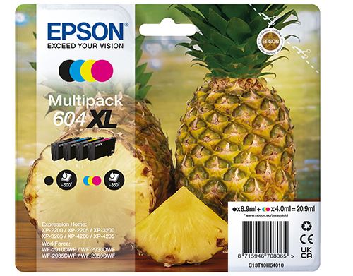 Pack Cartouche d'encre Epson Ananas XL + 3 couleurs Pack Cartouche d'encre Epson Ananas XL + 3 couleurs