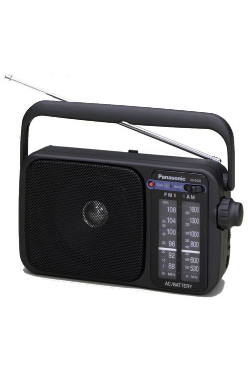 Radio Portable Panasonic Rf 2400deg K Noir Radio Achat Prix Fnac