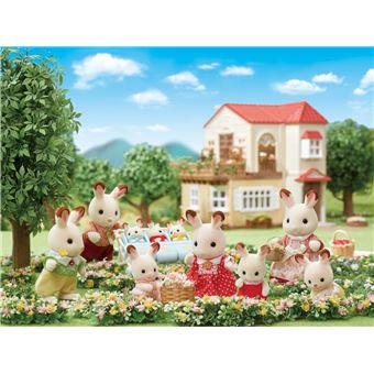 Poupée Sylvanian Families La Famille Lapin Chocolat