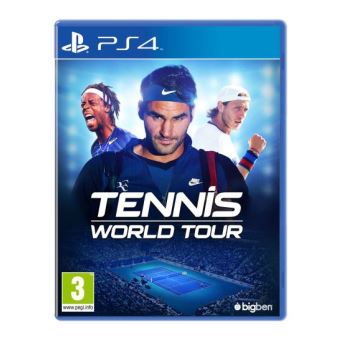 Pack Fnac Console Sony PS4 Slim 500 Go Blanc + Manette Dual Shock Blanc + Tennis World Tour + Serviette de sport We Are Tennis