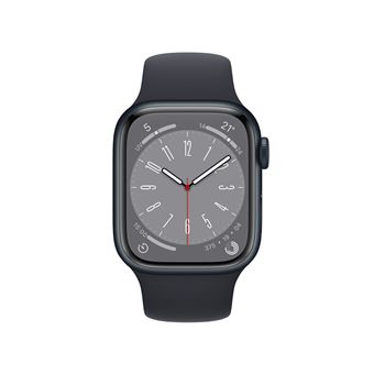 Apple Watch Series 8 GPS + Cellular, boîtier Aluminium Minuit 41mm avec Bracelet Sport Minuit