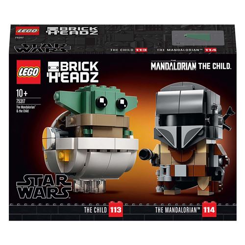 LEGO® BrickHeadz™ Star Wars™ 75317 Le Mandalorien et l'Enfant