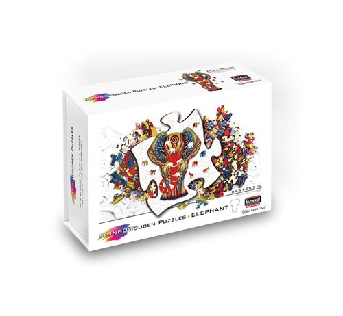 Eureka Rainbow Puzzle Elephant 120 pcs