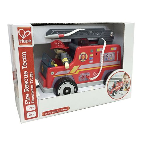 Hape Rouge Camion De Pompiers