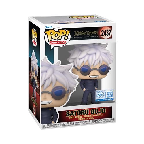 Figurine Funko Pop Animation Jujutsu Kaisen Jeune Gojo avec lunette - vue 3