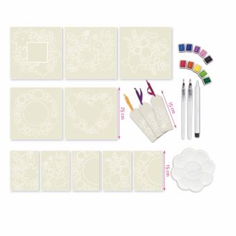 Kit créatif Faujas Artissimo XL Aquarelle et Gomme de réserve