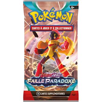 Booster Pokémon Écarlate & Violet EV04 Faille Paradoxe à 5,99€
